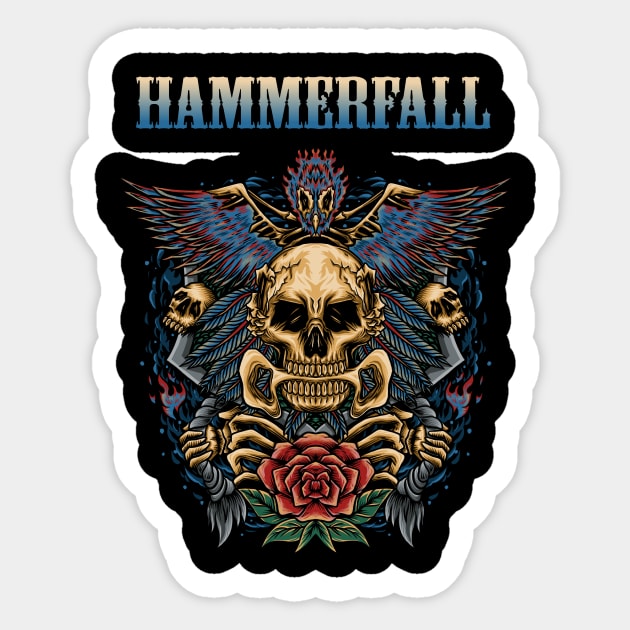 HAMMERFALL BAND Sticker by Bronze Archer